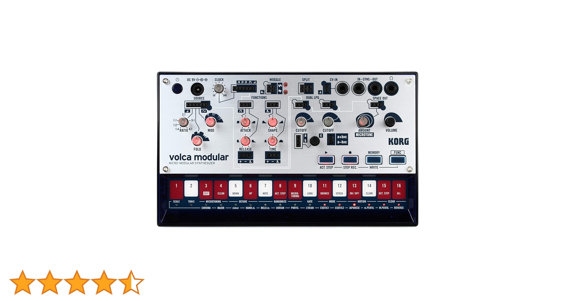 Amazon | KORG モジュラー シンセサイザー volca modular パッチング